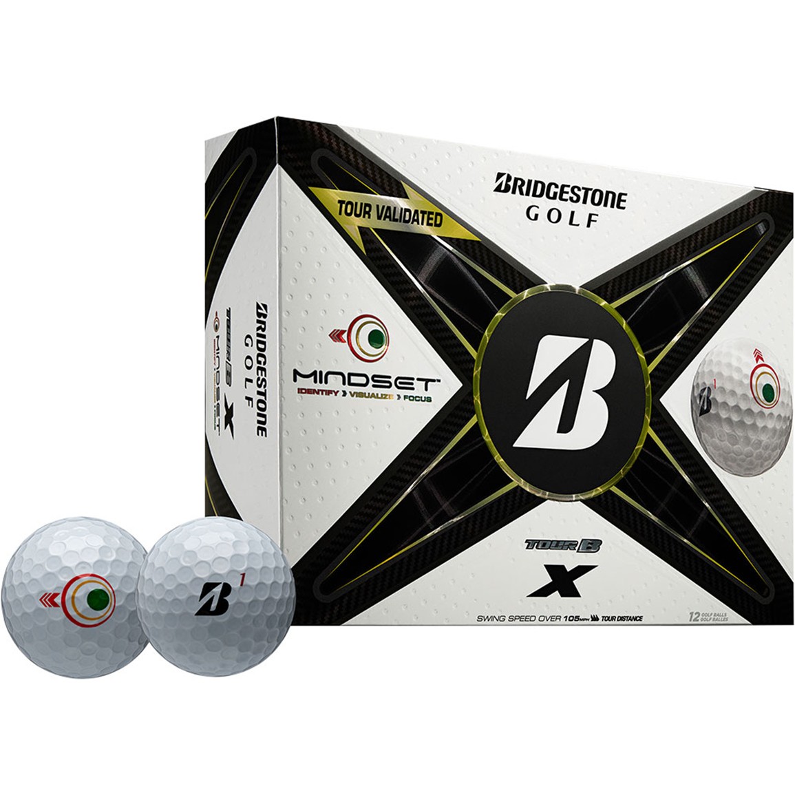 Bridgestone 2024 Tour B X MindSet Golf Ball | TGW