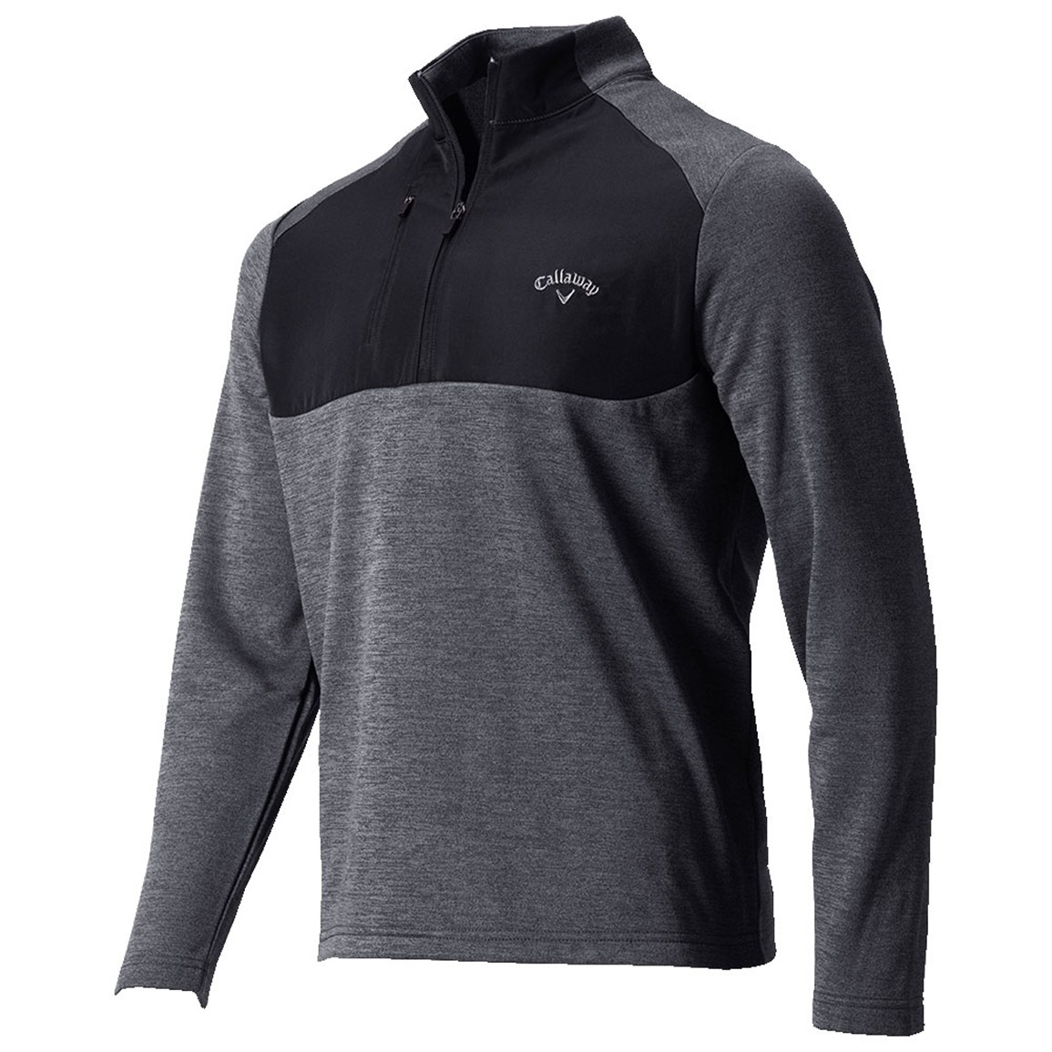 Callaway Men's Mixed Media Midweight 1/2 Zip Golf Pullover | TGW