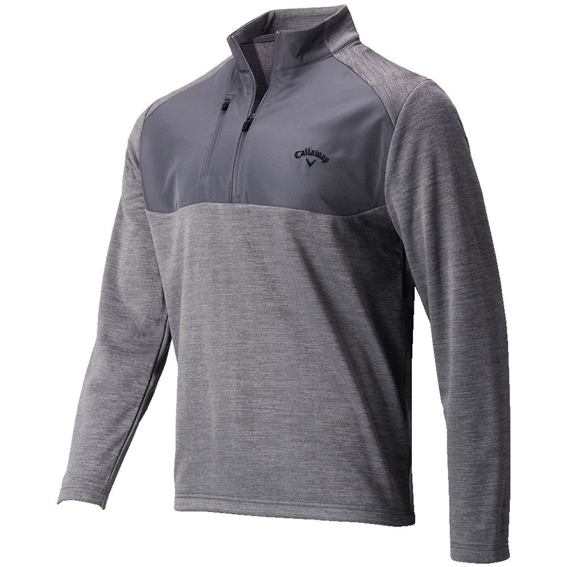 Callaway Men's Mixed Media Midweight 1/2 Zip Golf Pullover | TGW