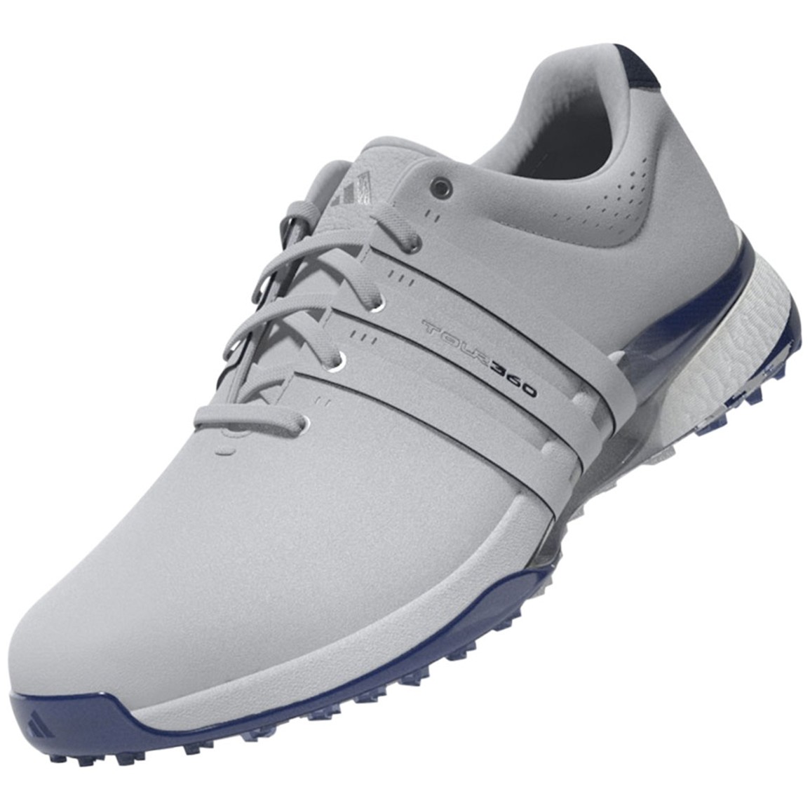 adidas gazelle silver green womens Adidas Tour360 Golf Shoes Cloud White/Collegiate Navy/Silver Metallic –  Golfio