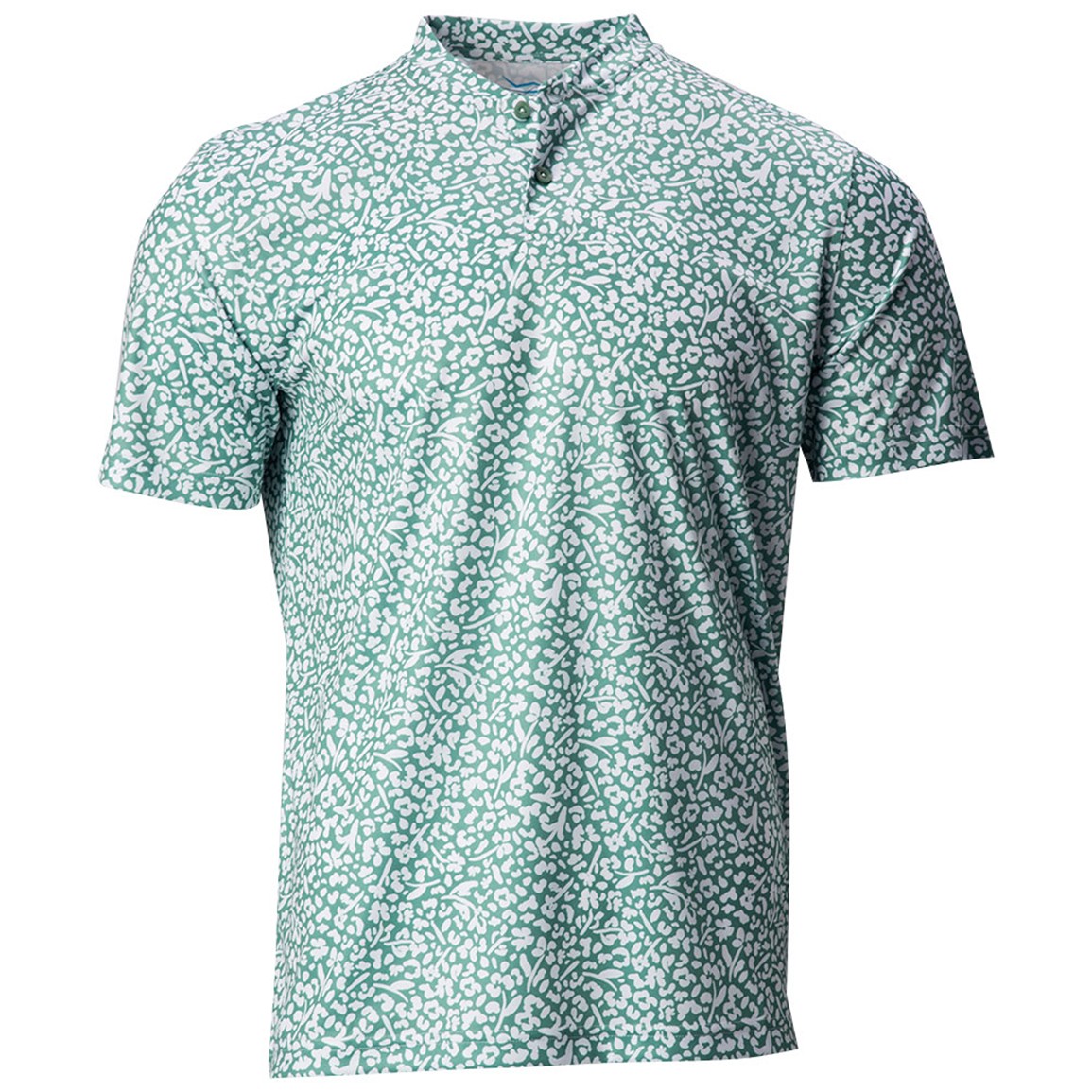 1PU1UGUALES GOLF ロゴプリント シャツ TGW Men's Printed Collarless Golf Polo | TGW