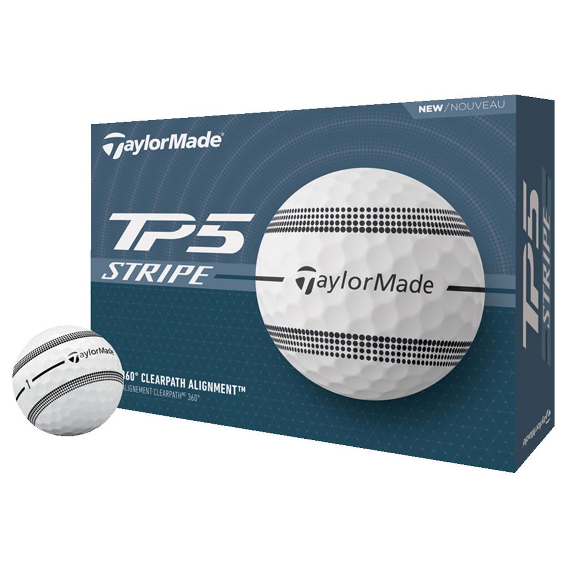 TaylorMade 2024 TP5 Stripe Golf Balls | TGW