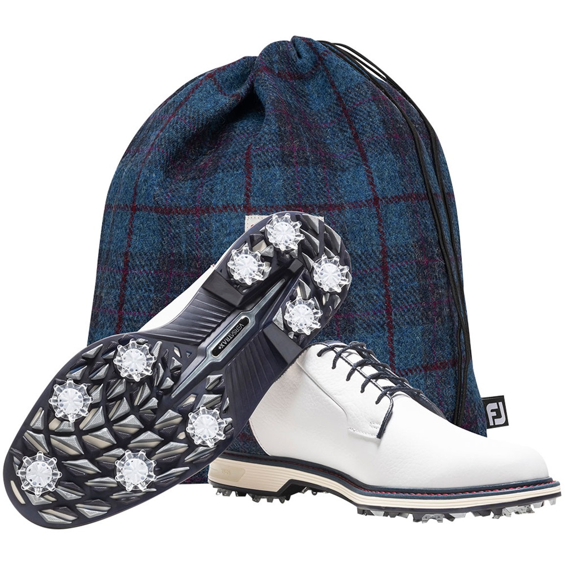 FootJoy Mens Legends Premier Field LX Harris Tweed LE Golf Shoes | TGW