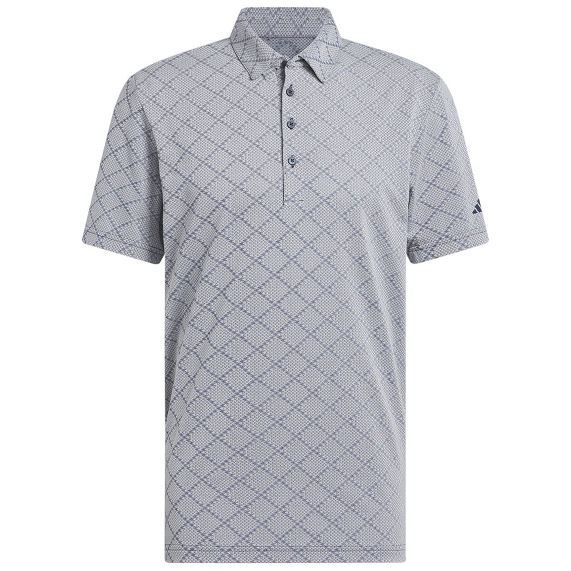 adidas Mens Ult 365 Houndstooth Jacquard Golf Polo | TGW