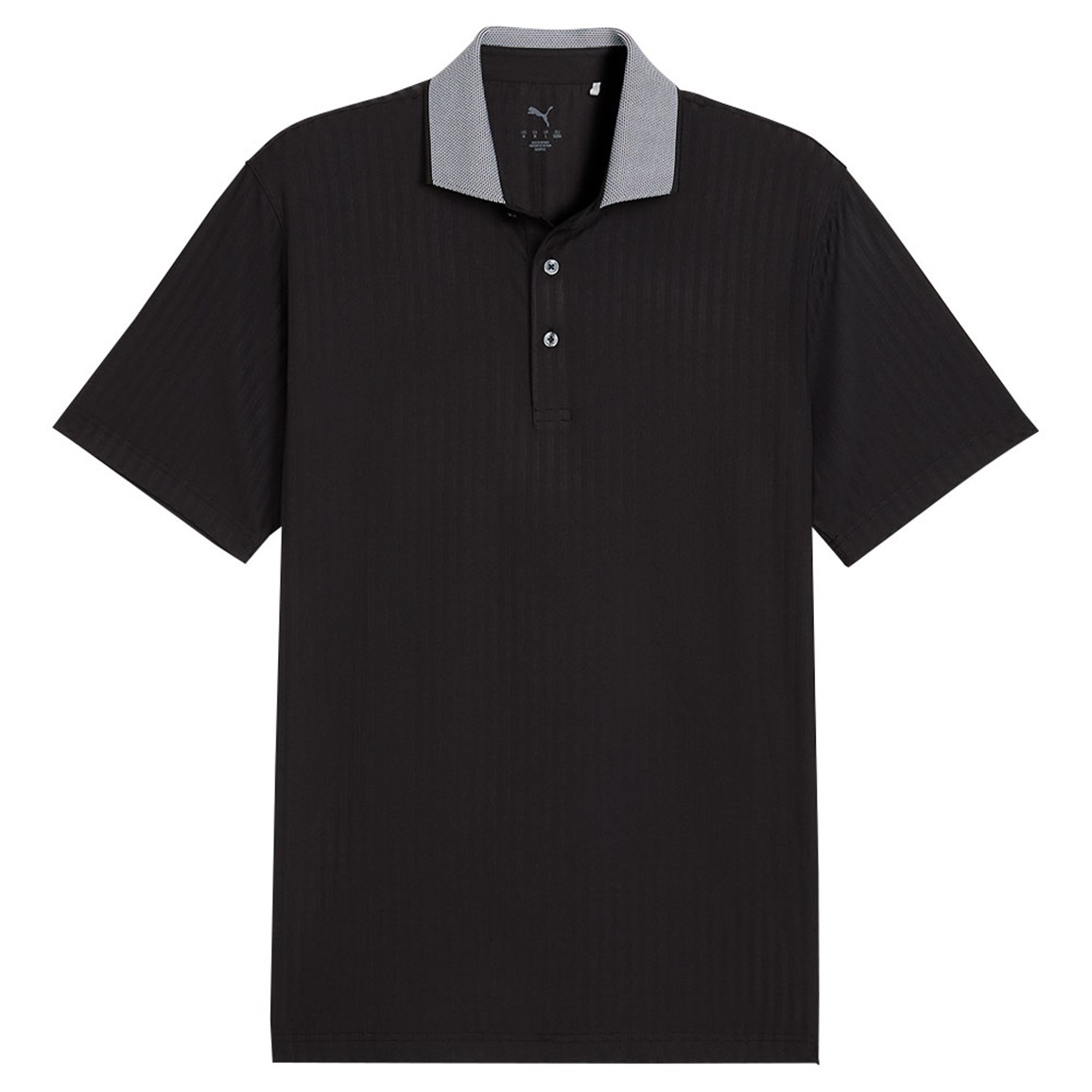 Puma Mens MATTR Stripe Jacquard Golf Polo TGW Puma Mens MATTR Stripe Jacquard Golf Polo TGW
