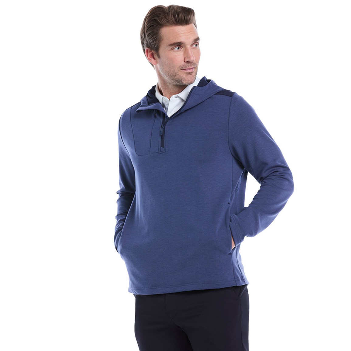 Callaway Mens Soft Touch 1/4 Zip Golf Hoodie | TGW