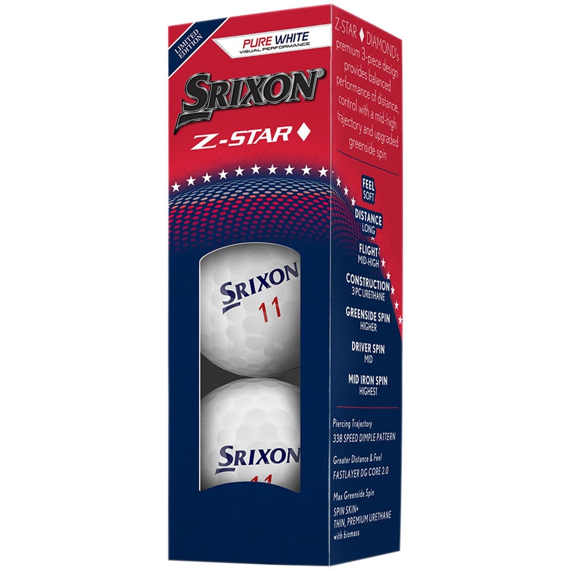 Srixon Z Star Diamond Limited Edition All American Golf Ball | TGW