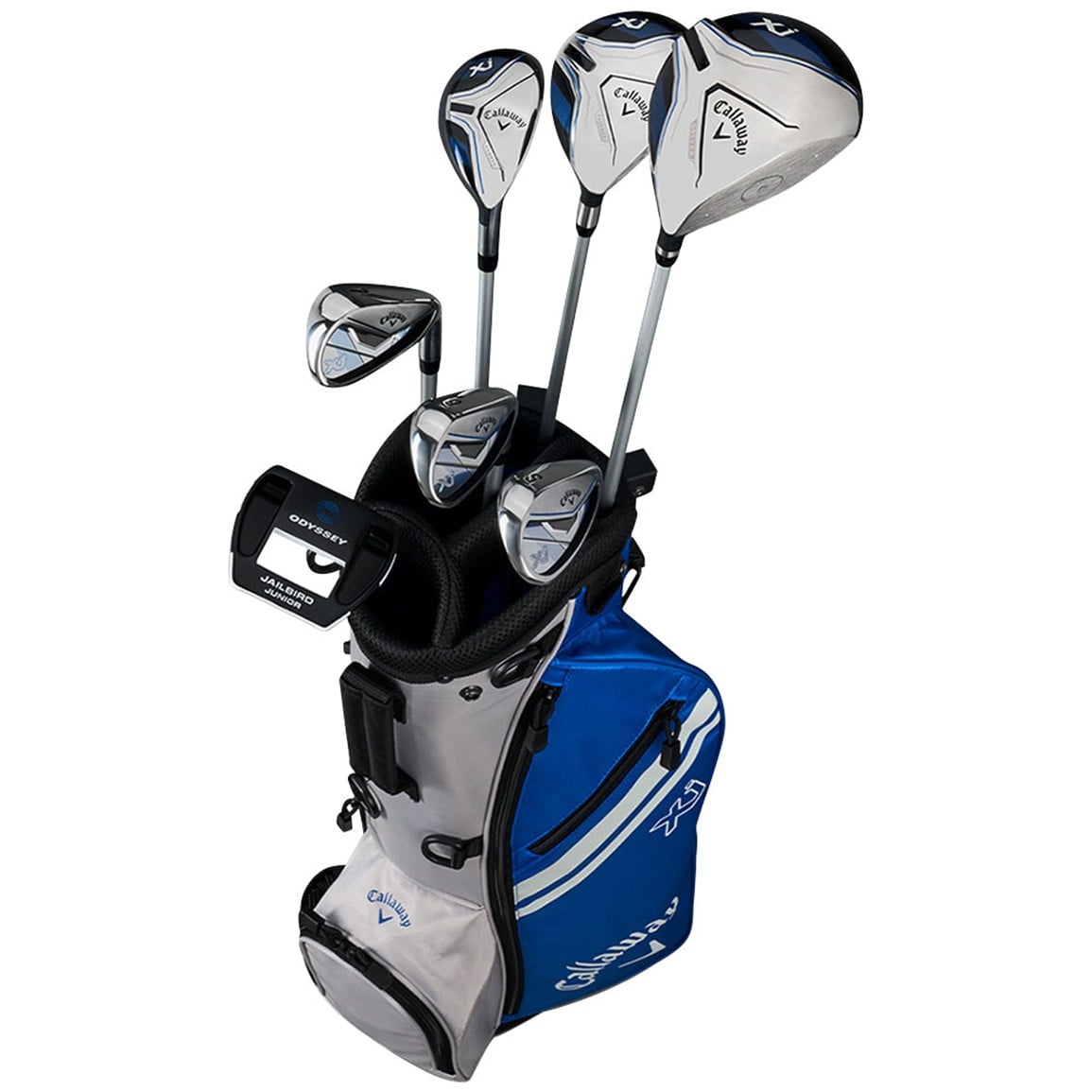 新品 Callaway Sport23 JM Callaway Junior XJ-3 8-Piece Golf Set w/Stand Bag | TGW