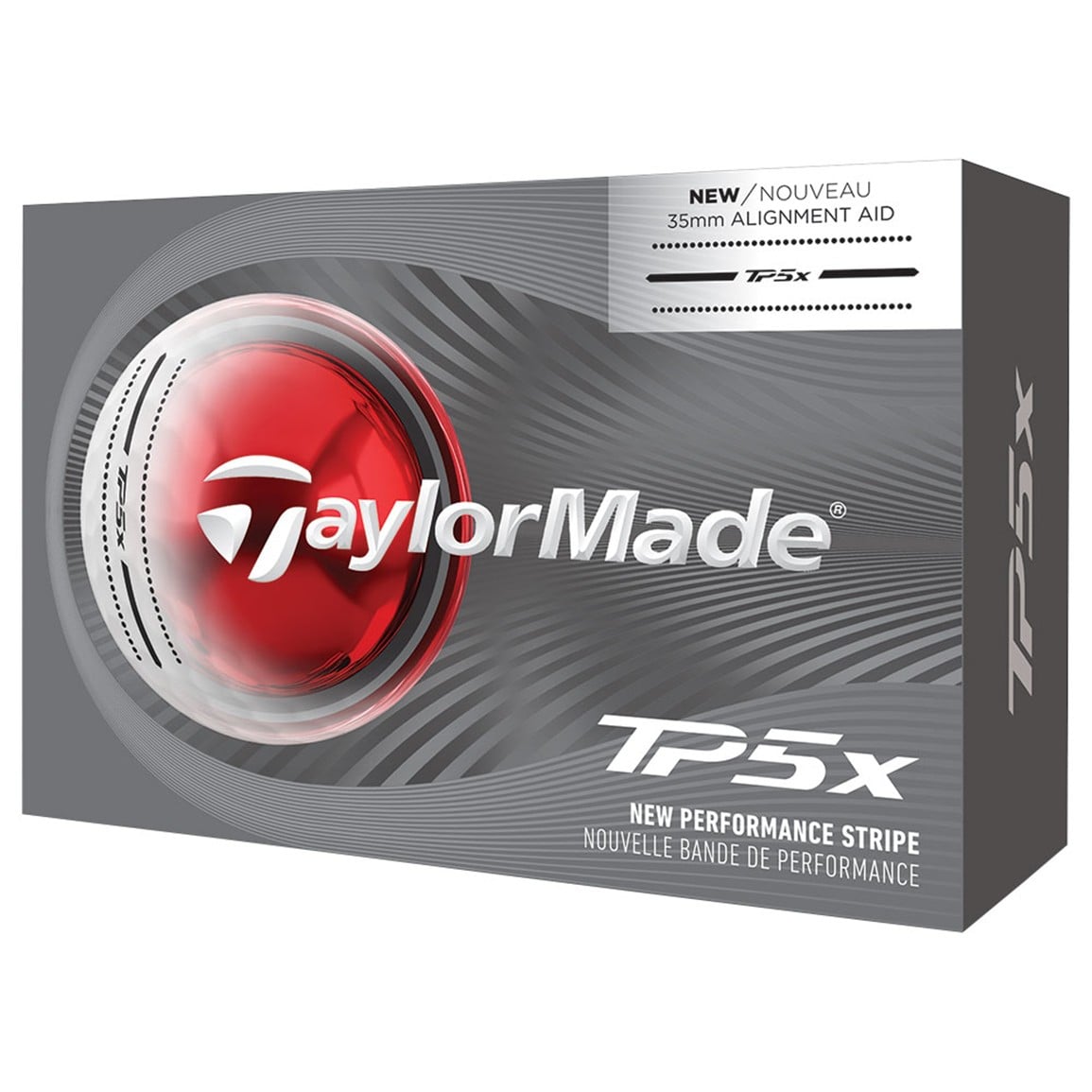 TaylorMade 2026 TP5x Performance Stripe 6-Ball Pack Golf Balls | TGW
