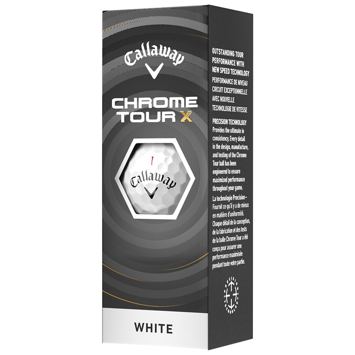 Callaway 2026 Chrome Tour X Personalized/Logo White Golf Ball | TGW