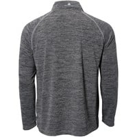 The Weather Company Men's Long Sleeve 1/4 Zip Golf Mock, Black