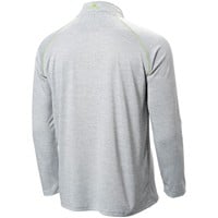 The Weather Company Men's Long Sleeve 1/4 Zip Golf Mock, greygreen-v-3-z
