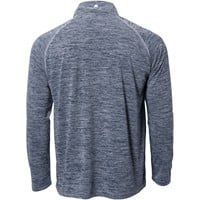 The Weather Company Men's Long Sleeve 1/4 Zip Golf Mock, navywhite-v-3-z