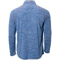 The Weather Company Men's Long Sleeve 1/4 Zip Golf Mock, royalorange-v-3-z