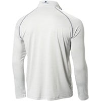 The Weather Company Men's Long Sleeve 1/4 Zip Golf Mock, Grey