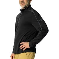 Callaway Men's 1/4 Zip Golf Pullover w/Pocket, Black