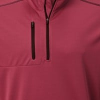 Callaway Men's 1/4 Zip Golf Pullover w/Pocket, Cardinal