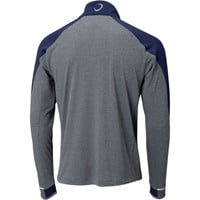 Zero Restriction Men's Z425 1/4 Zip Pullover, Charcoal/Navy