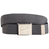NIKE Men's Reversible Stretch Woven Belt, Black/Grey