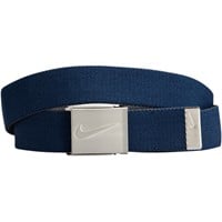 NIKE Men's Reversible Stretch Woven Belt, Dark Grey/Navy