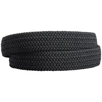 Greg Norman Men's Solid Braided Stretch Golf Belt, Black