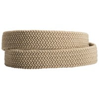 Greg Norman Men's Solid Braided Stretch Golf Belt, Khaki