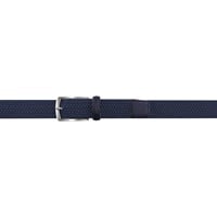 Greg Norman Men's Solid Braided Stretch Golf Belt, Navy