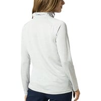 The Weather Co Women's 1/4 Zip Mock Golf Pullover, White