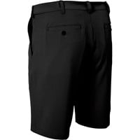TGW Men's Pleated Expandable Waist Performance 10in Golf Shorts, Black