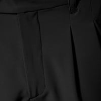 TGW Men's Pleated Expandable Waist Performance 10in Golf Shorts, Black