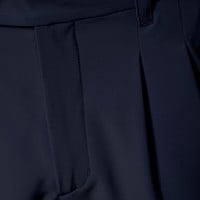 TGW Men's Pleated Expandable Waist Performance 10in Golf Shorts, Navy