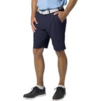 TGW Men's Pleated Expandable Waist Performance 10in Golf Shorts, Navy