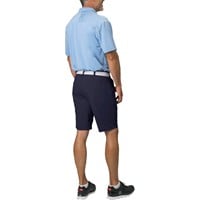 TGW Men's Pleated Expandable Waist Performance 10in Golf Shorts, Navy