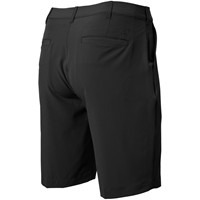 TGW Men's Flat Front Stretch Waist Performance 11.25in Golf Shorts, Black