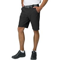 TGW Men's Flat Front Stretch Waist Performance 11.25in Golf Shorts, Black