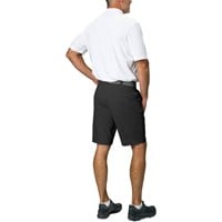 TGW Men's Flat Front Stretch Waist Performance 11.25in Golf Shorts, Black