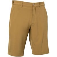 TGW Men's Flat Front Stretch Waist Performance 11.25in Golf Shorts, Brown