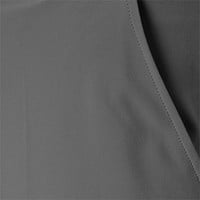 TGW Men's Flat Front Stretch Waist Performance 11.25in Golf Shorts, Charcoal