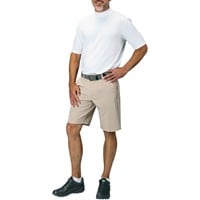 TGW Men's Flat Front Stretch Waist Performance 11.25in Golf Shorts, Khaki