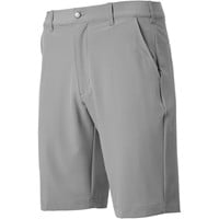 TGW Men's Flat Front Stretch Waist Performance 11.25in Golf Shorts, Grey