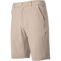 TGW Men's Flat Front Stretch Waist Performance 11.25in Golf Shorts, Khaki