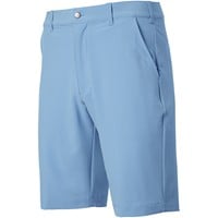 TGW Men's Flat Front Stretch Waist Performance 11.25in Golf Shorts, Light Blue