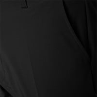 TGW Men's Flat Front Stretch Waist Performance Golf Pants, Black