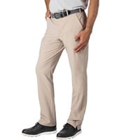 TGW Men's Flat Front Stretch Waist Performance Golf Pants, Khaki