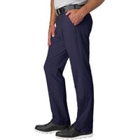 TGW Men's Flat Front Stretch Waist Performance Golf Pants, Navy
