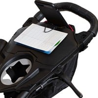 Bag Boy Nitron 3-Wheel Golf Push Cart, Black/Red