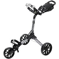 Bag Boy Nitron 3-Wheel Golf Push Cart, Silver/Black