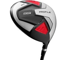 Wilson Mens Profile SGI Packaged Set w/Carry Bag, Black/Red