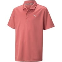 Puma Junior Essential Golf Polo, Scarlet