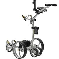 Bat-Caddy X8R Lithium Remote Controlled Electric Golf Caddy, Silver